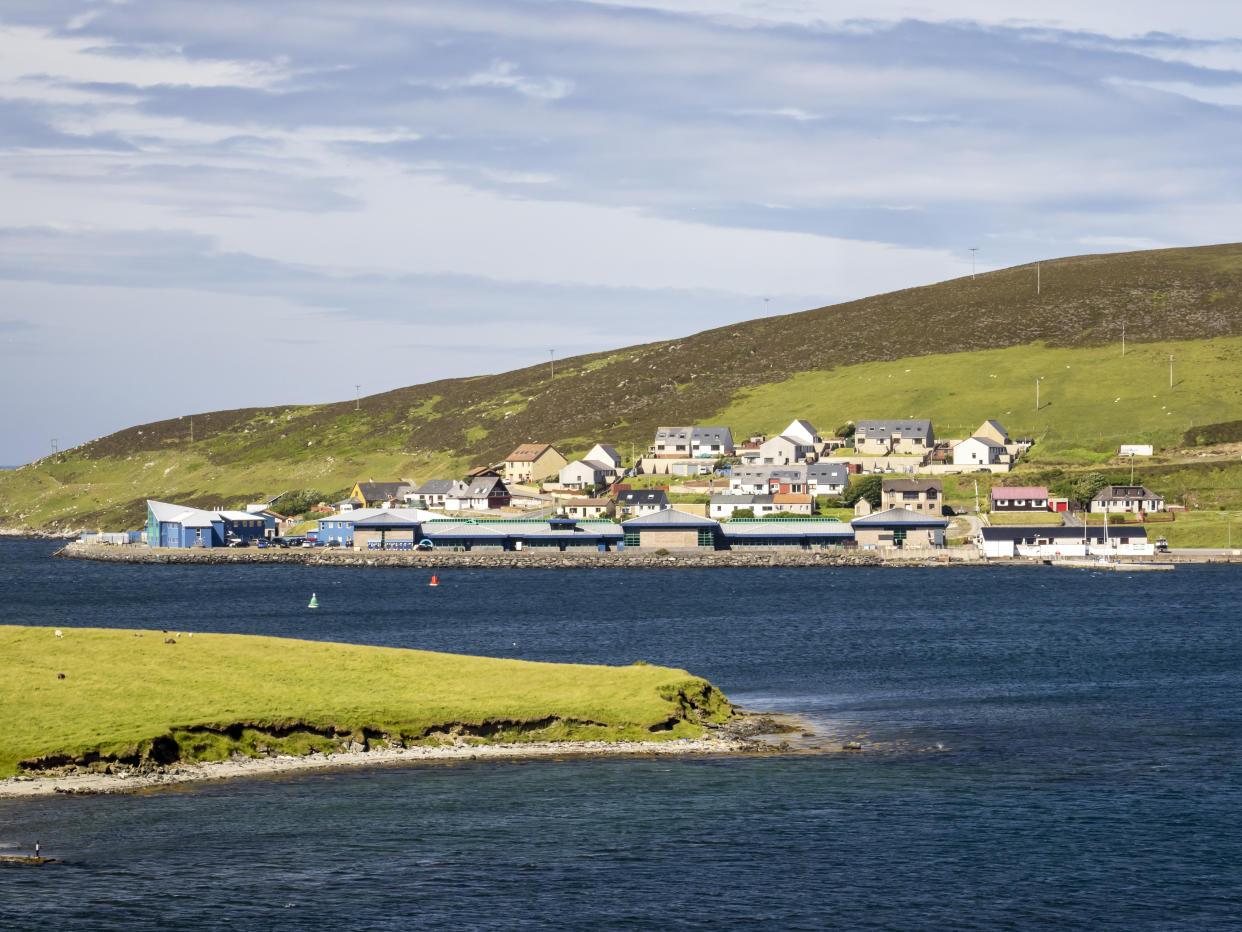 Pier College in Scalloway, Mainland Shetland, Scotland, UK.