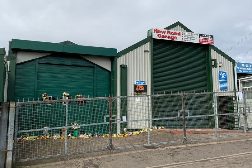 Benjamin Hunt worked as a mechanic at this garage in Longton, Staffordshire. (Reach)