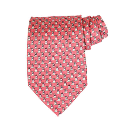 Salvatore Ferragamo Silk Printed Tie