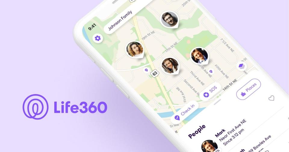 Life360 lets you create a circle of people you can track, including children, spouses, and grandparents (Life360)