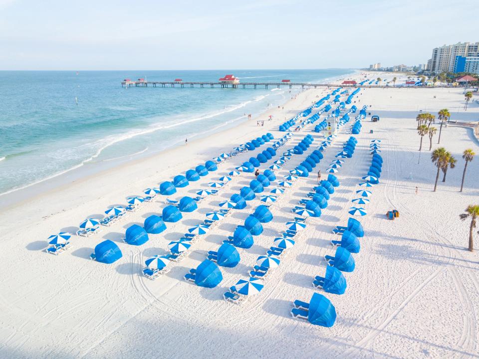 Soak up the Florida sunshine at Clearwater Beach