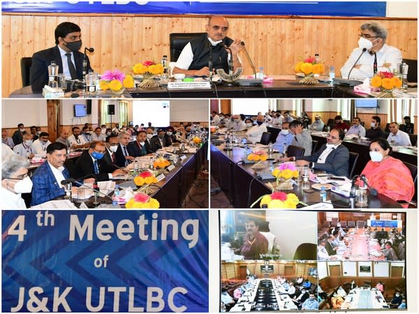 MoS Finance Dr Bhagwat Kishanrao Karad chairs 4th Meeting of J-K UTLBC. (Photo/ ANI)