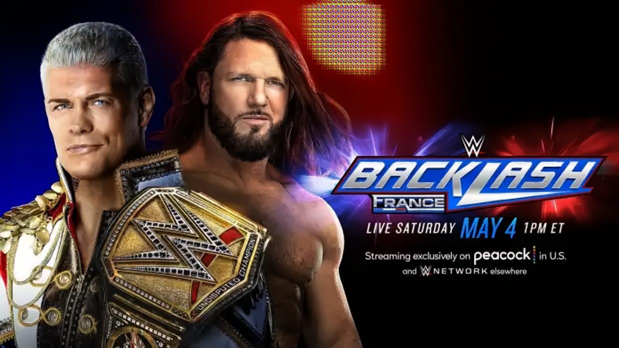  A poster for WWE Backlash 2024. 