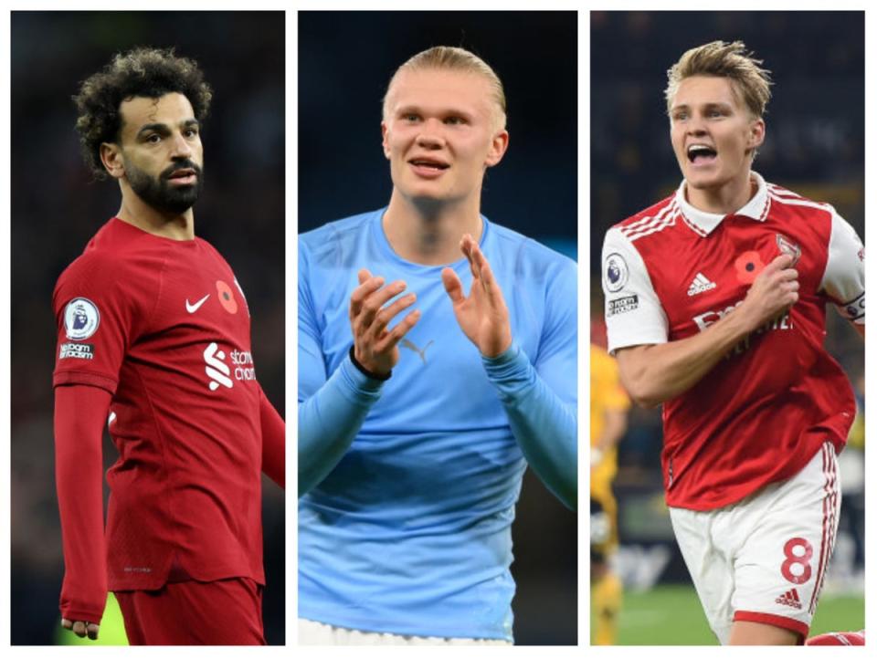 Mohamed Salah, Erling Haaland and Martin Odegaard will be rested after the World Cup  (Getty Images)