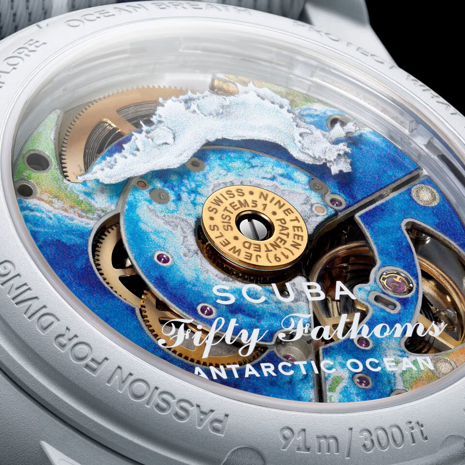 Swatch and Blancpain's Bioceramic Scuba Fifty Fathoms Collection (credit: Swatch)