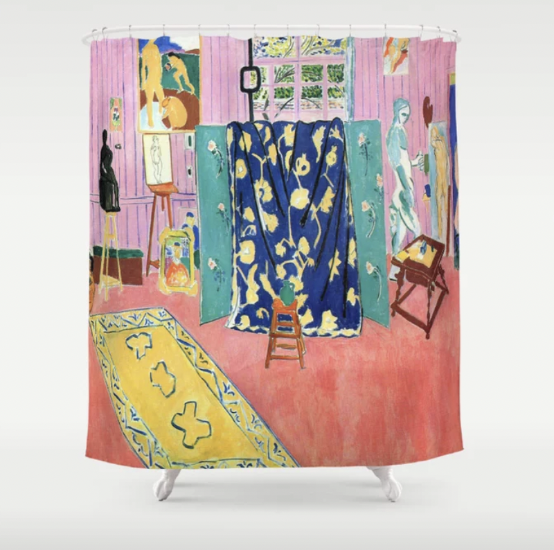 <p><a href="https://go.redirectingat.com?id=74968X1596630&url=https%3A%2F%2Fsociety6.com%2Fproduct%2Fhenri-matisse-the-pink-studio_shower-curtain&sref=https%3A%2F%2Fwww.cosmopolitan.com%2Flifestyle%2Fa43379239%2Fmaximalist-decor%2F" rel="nofollow noopener" target="_blank" data-ylk="slk:Shop Now;elm:context_link;itc:0;sec:content-canvas" class="link ">Shop Now</a></p><p>Henri Matisse The Pink Studio Shower Curtain</p><p>$40.60</p><p>society6.com</p>