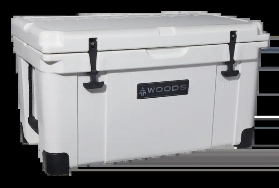 Woods Arctic White Roto-Molded Cooler in white