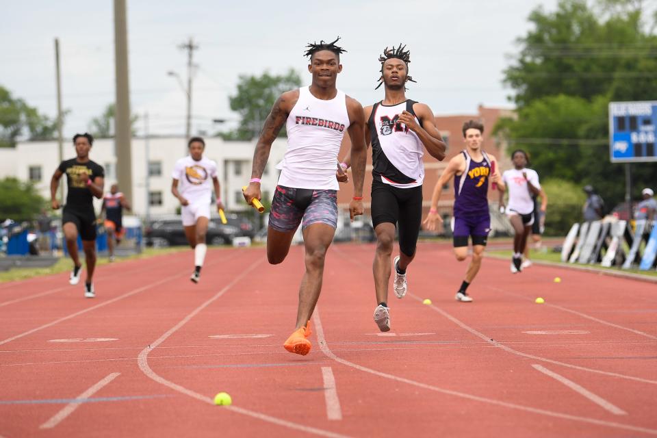 The TSSAA Spring Fling track meet is held at Dean Hayes Stadium in Murfreesboro, Tenn., Tuesday, May 24, 2022.

Barion Brown.