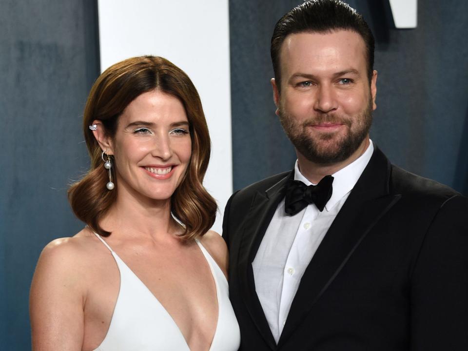 Cobie Smulders and Taran Killam in February 2020.