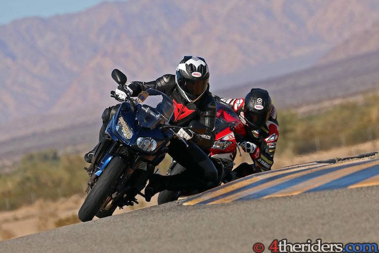 Ken Hill with MotoAmerica racer Josh Herrin. Photo by Joe Salas, 4theRiders.