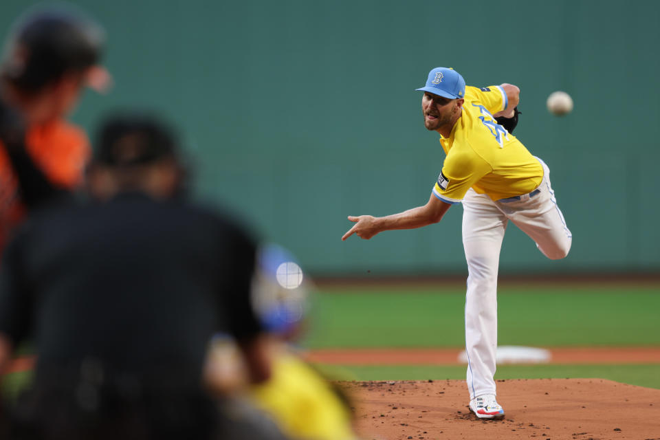 Chris Sale被擊球初速優於聯盟平均水準。（MLB Photo by Adam Glanzman/MLB Photos via Getty Images）