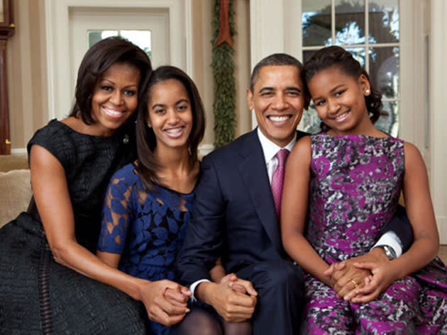 Malia and Sasha Obama