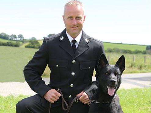 PC Peter Lloyd and Max: Dyfed-Powys Police