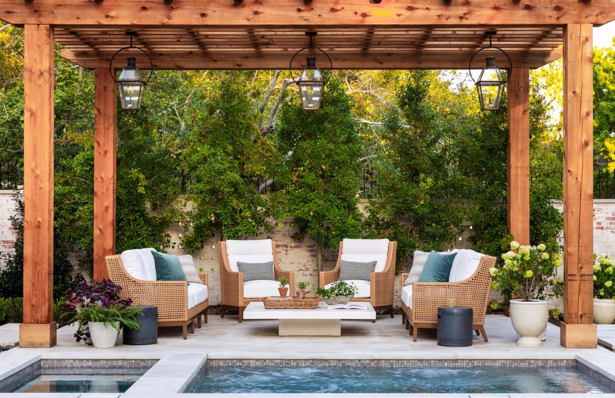 poolside patio