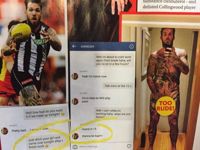 Collingwood Stars Dane Swan And Travis Cloke Embroiled In Nude Photo Scandal