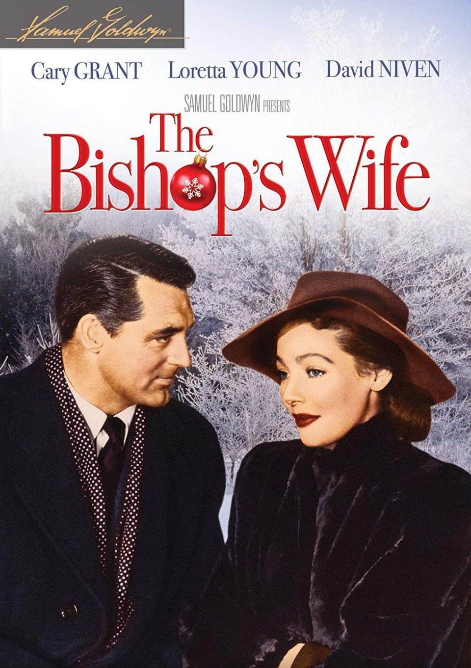 <p>Cary Grant plays an angel in this movie that inspired '90s remake <em><a href="https://www.amazon.com/Preachers-Wife-Denzel-Washington/dp/B000065V3J?tag=syn-yahoo-20&ascsubtag=%5Bartid%7C10067.g.38414559%5Bsrc%7Cyahoo-us" rel="nofollow noopener" target="_blank" data-ylk="slk:The Preacher's Wife;elm:context_link;itc:0;sec:content-canvas" class="link ">The Preacher's Wife</a> </em>starring Denzel Washington and Whitney Houston.</p><p><a class="link " href="https://www.amazon.com/Bishops-Wife-Henry-Koster/dp/B00AGDVWDK?tag=syn-yahoo-20&ascsubtag=%5Bartid%7C10067.g.38414559%5Bsrc%7Cyahoo-us" rel="nofollow noopener" target="_blank" data-ylk="slk:WATCH NOW;elm:context_link;itc:0;sec:content-canvas">WATCH NOW</a></p>