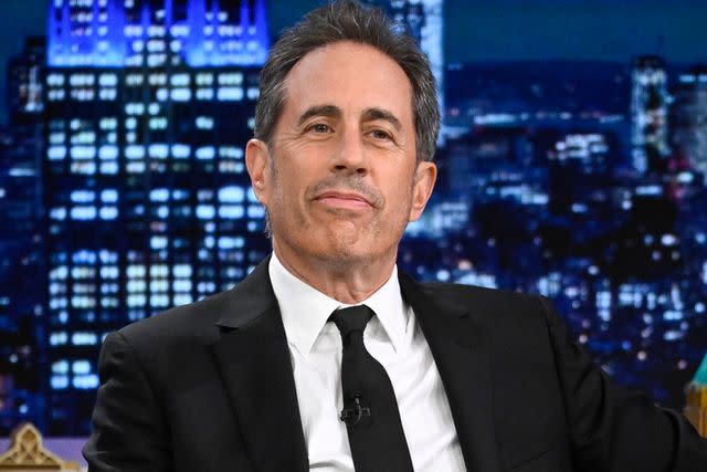 <p>Todd Owyoung/NBC via Getty</p> Jerry Seinfeld on <em>The Tonight Show Starring Jimmy Fallon</em>