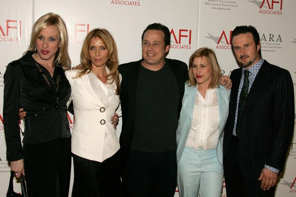 Family: Alexis Arquette with Rosanna, Richmond, Patricia and David Arquette (Frazer Harrison/Getty Images)