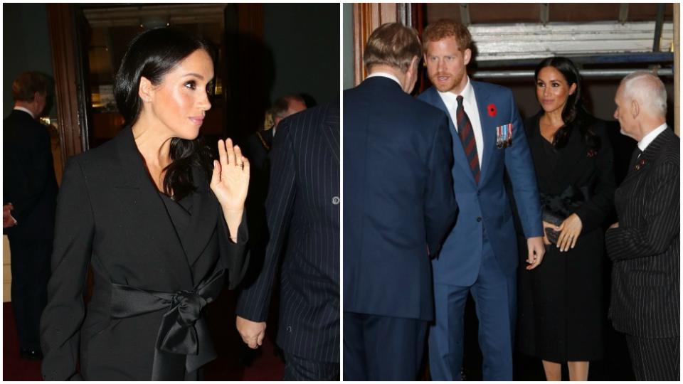 The Duchess of Sussex joined her husband Prince Harry and the rest of the royal family at the annual event. Photo:Getty