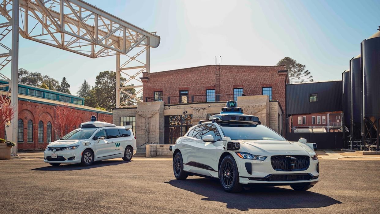  Waymo Autonomous RoboTaxis. 