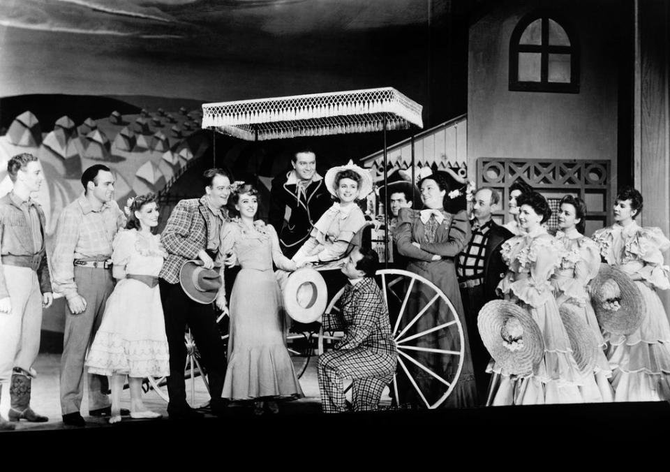 The cast of the original 1943 Broadway production of ‘Oklahoma!’ (Granger/Shutterstock)