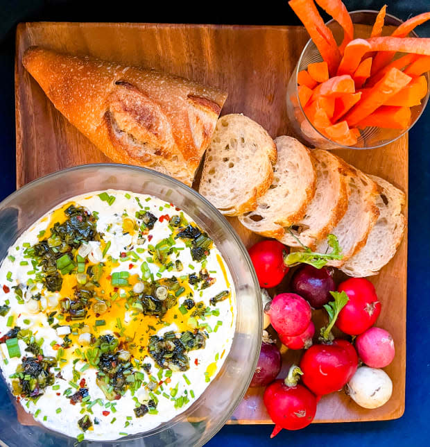 What to Serve With Sizzling Scallion Dip<p>Courtesy of Jessica Wrubel</p>