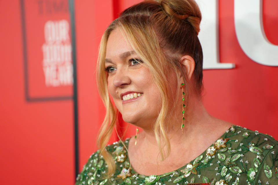 NEW YORK, NEW YORK - APRIL 26: Colleen Hoover attends 2023 TIME100 Gala at Jazz at Lincoln Center on April 26, 2023 in New York City. (Photo by Sean Zanni/Patrick McMullan via Getty Images)