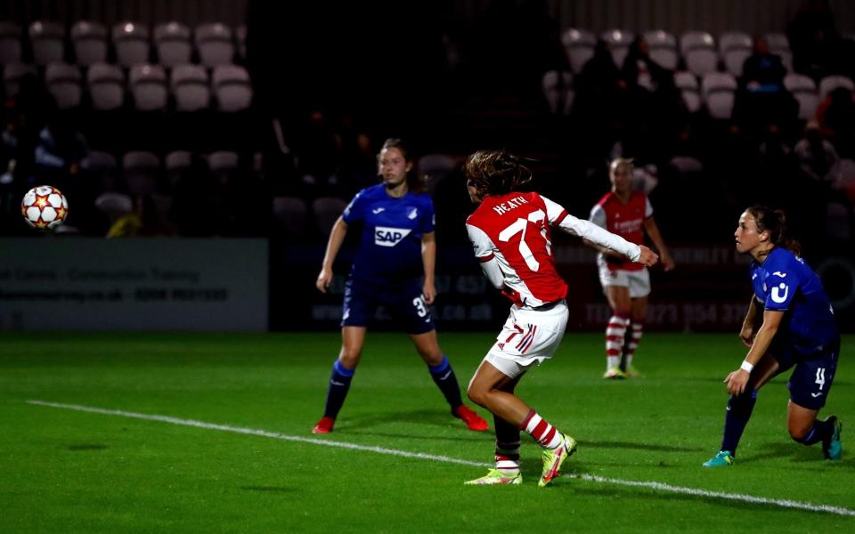 Arsenal get Champions League campaign up and running in style by thrashing Hoffenheim - GETTY IMAGES