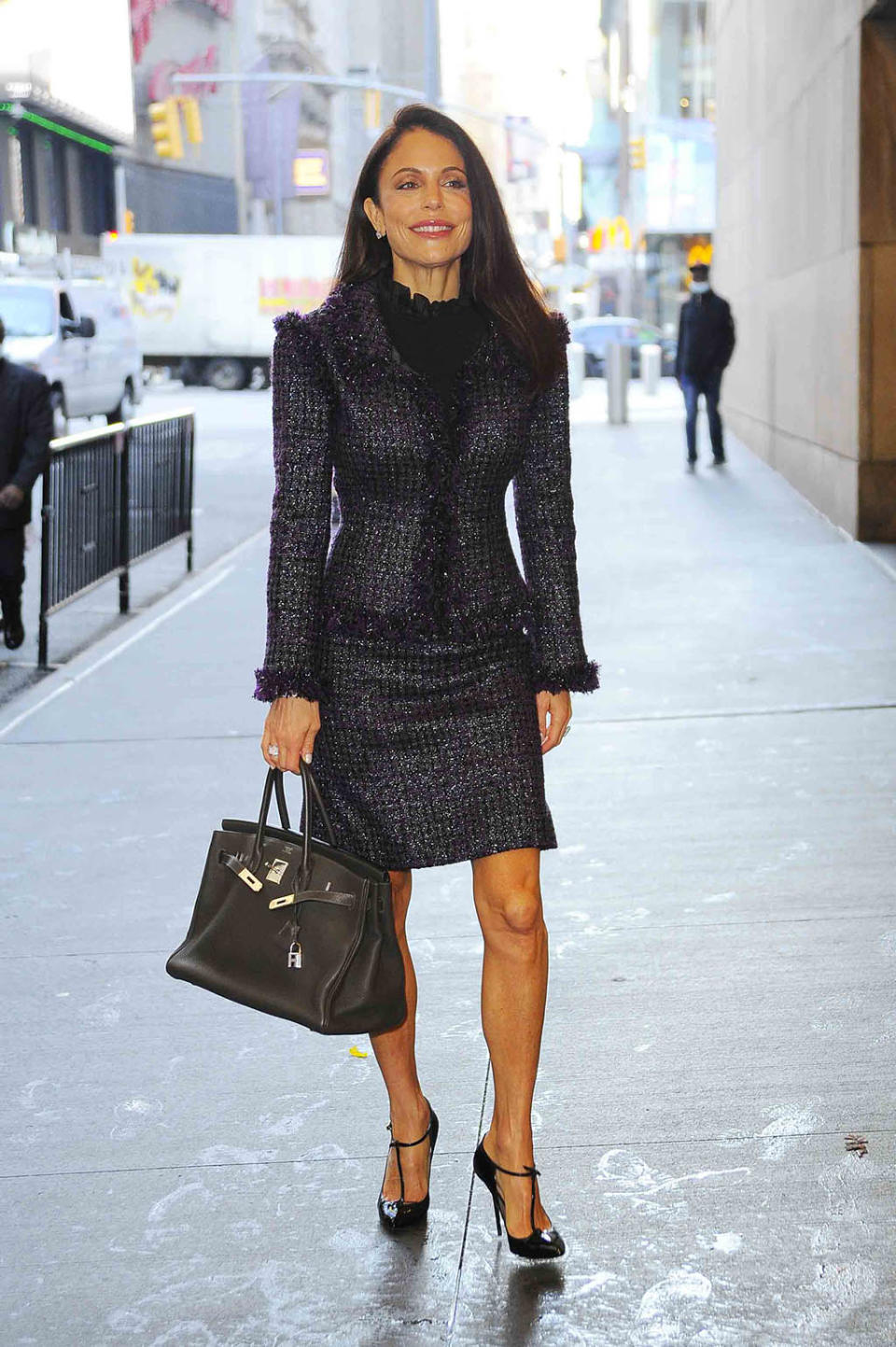 Bethenny Frankel arrives at CBS Morning Show in New York City on May 16, 2022. - Credit: SplashNews.com