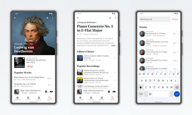 Apple Music Classical now available on android. (Sorry if repost