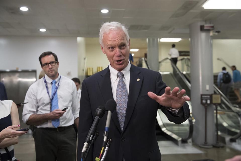 “The biggest risk to the economy is the whole trade situation,” Sen. Ron Johnson (R-Wis.) said.