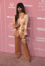 Jameela Jamil arrives at Billboard's Women in Music at the Hollywood Palladium on Thursday, Dec. 12, 2019, in Los Angeles. (AP Photo/Chris Pizzello)