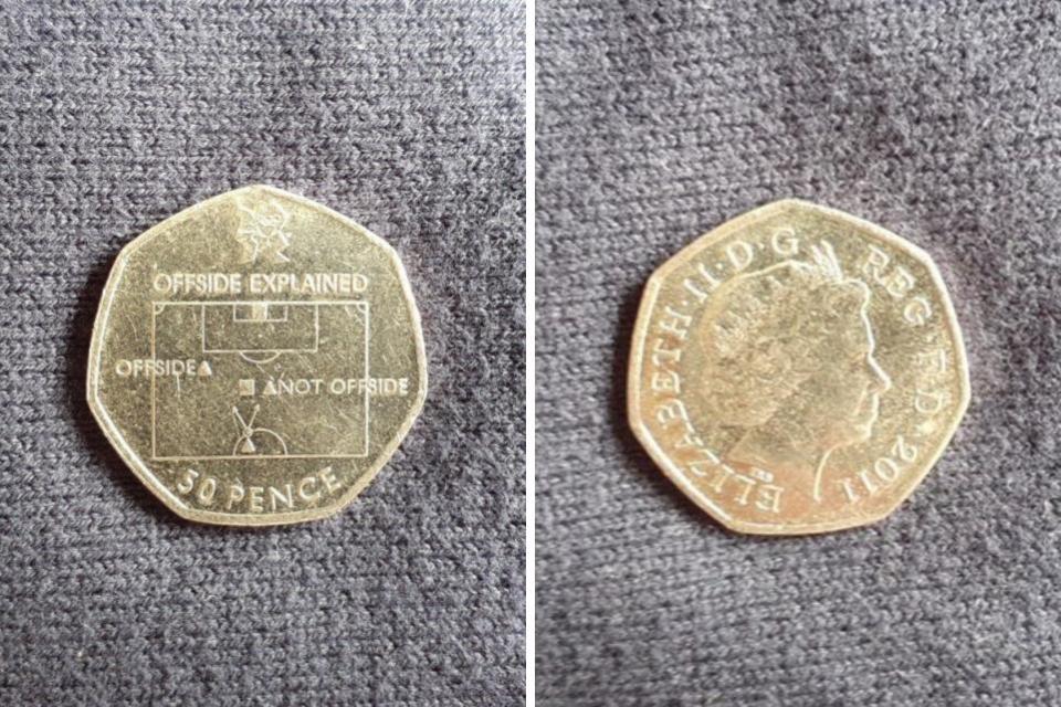 The Bolton News: The Olympic Games 50p coin sold for £16 on eBay