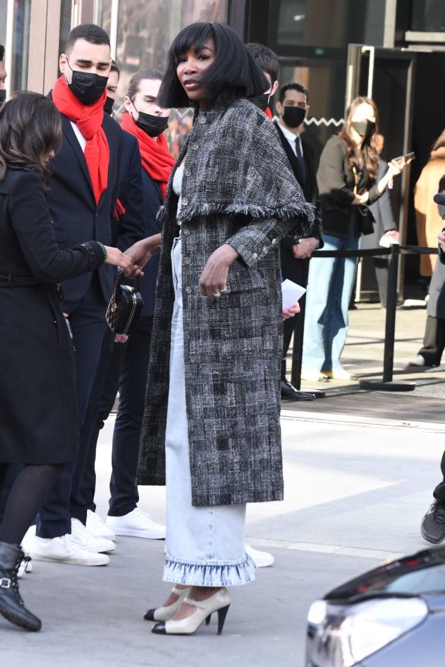 Dua Lipa In Ashley Williams Sweater & Louis Vuitton Headscarf
