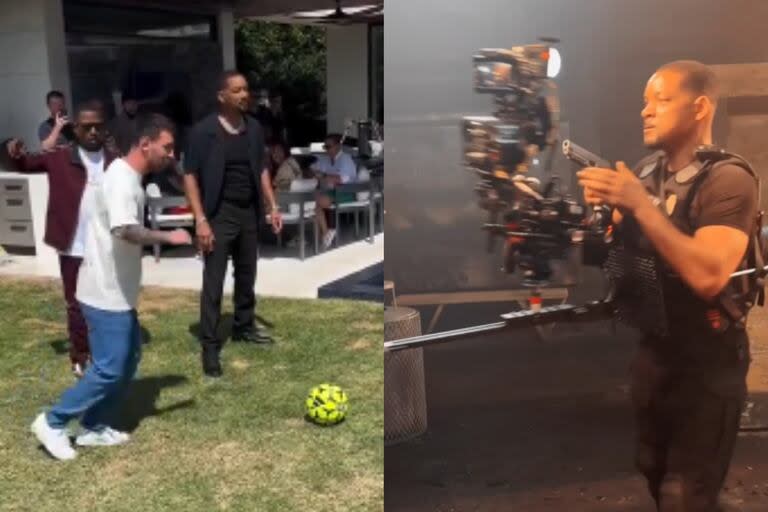 Las mejores imágenes del detrás de escena de Bad Boys 4 con Lionel Messi, Will Smith y Martin Lawrence (Foto: X @Messismo10 / Instagram @badboys)