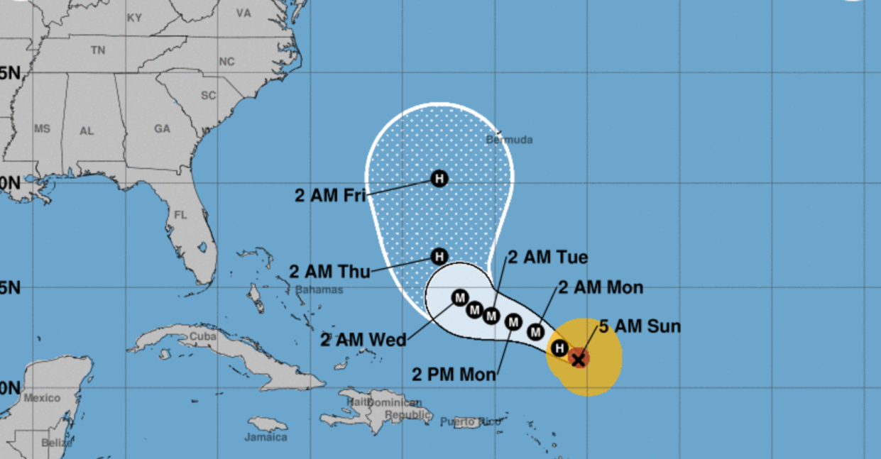 Hurricane Lee, 10 September (NOAA)