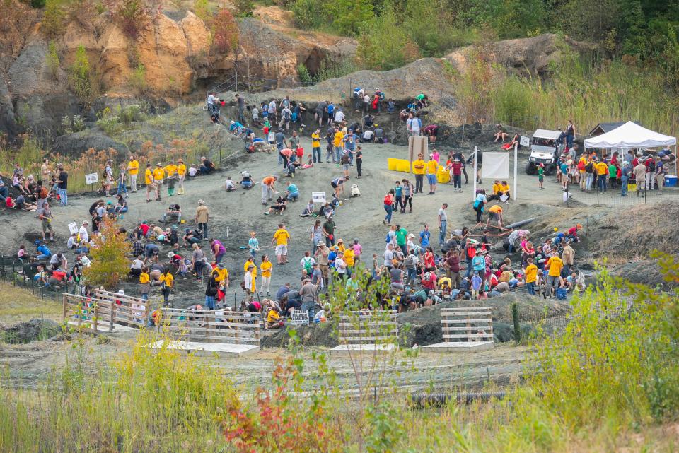 A Community Dig Day at the Jean and Ric Edelman Fossil Park at Rowan University