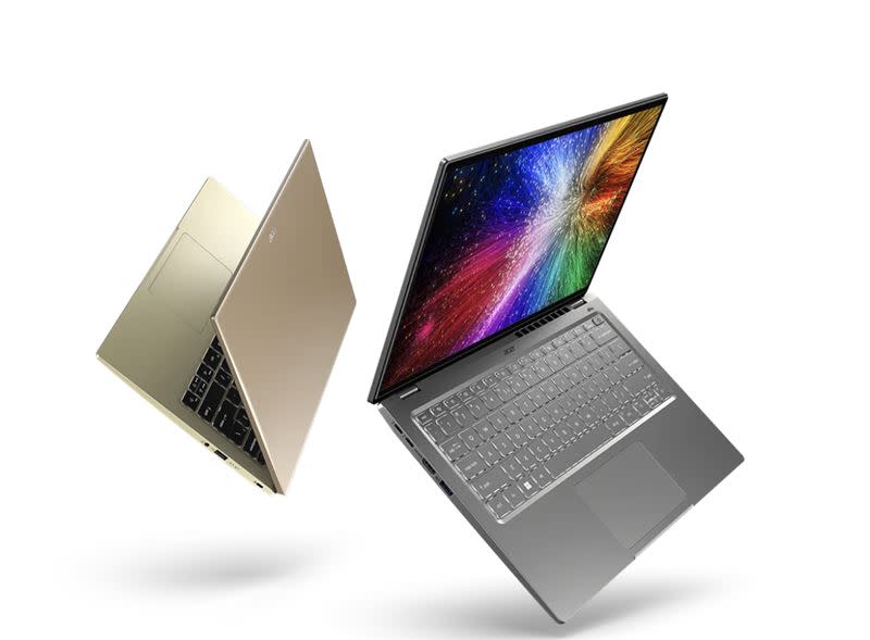 宏碁推出全新筆電Acer Swift 3 OLED。 （圖／宏碁提供）