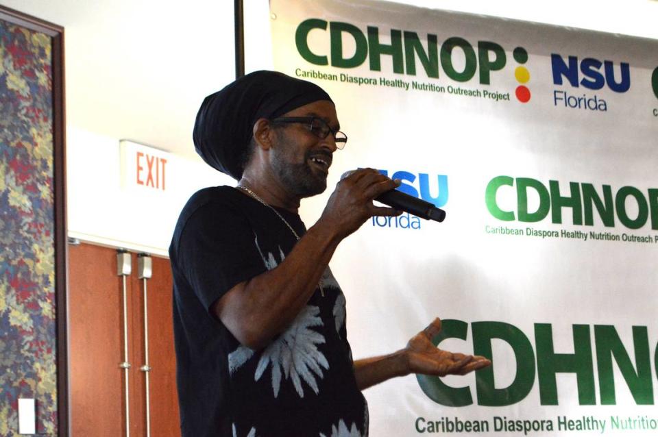 Antiguan reggae artist Causion, who was himself diagnosed with colon cancer last year, is one of the Caribbean influencers participating in webinars sponsored by the Caribbean Diaspora Healthy Nutrition Outreach Project.