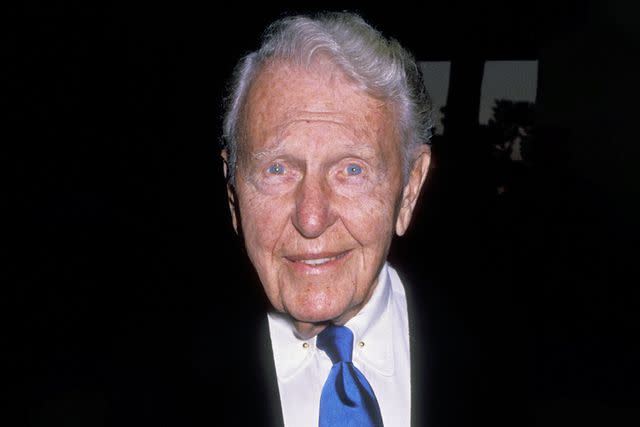 <p>Ron Galella, Ltd./Ron Galella Collection via Getty</p> Ralph Bellamy in 1989