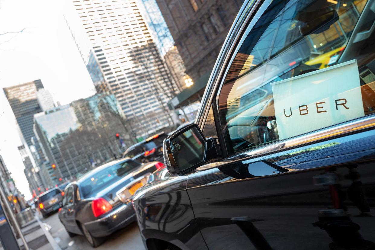 Uber car service in New York City