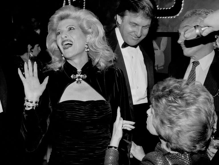 Ivana Trump y Donald Trump, en Nueva York, el 1 de diciembre de 1988