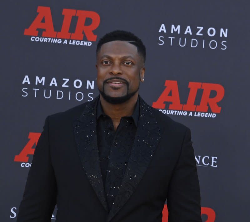 Chris Tucker attends the premiere of "Air" at the regency Village Theatre in the Westwood section of Los Angeles on March 27. The actor turns 52 on August 31. File Photo by Jim Ruymen/UPI