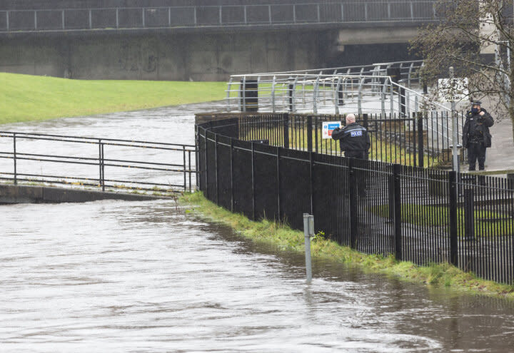 Another view of the River Roch, in Greater Manchester.