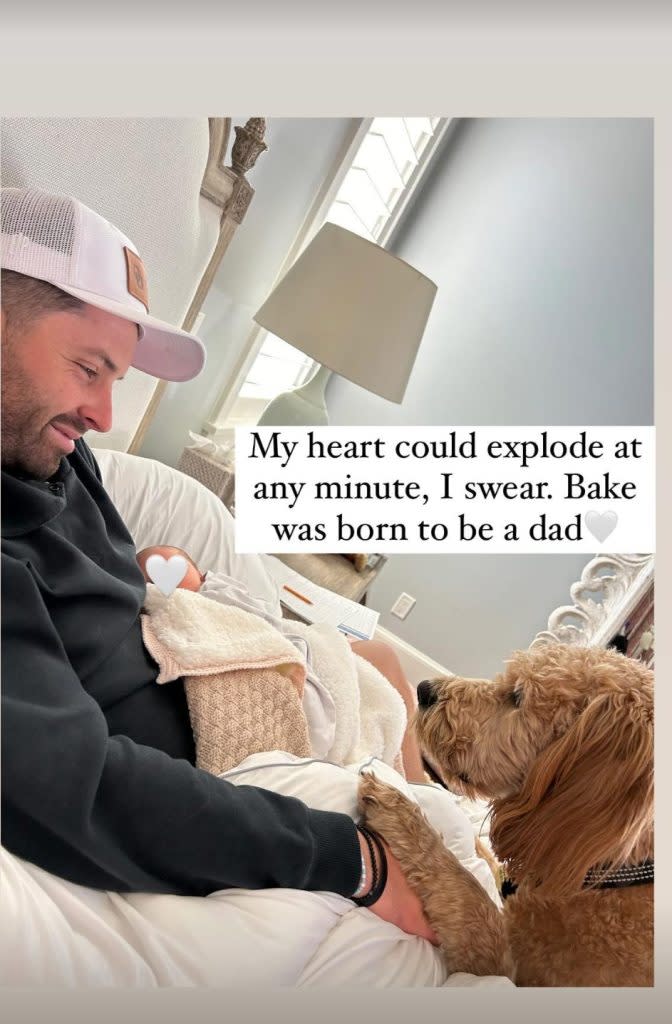 Tampa Bay Buccaneers Baker Mayfield and Wife Emily Welcome 1st Baby