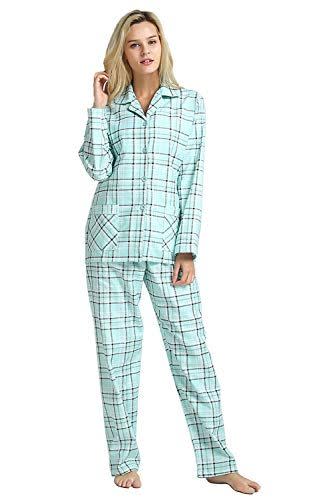 2) Two-Piece Flannel PJ Set