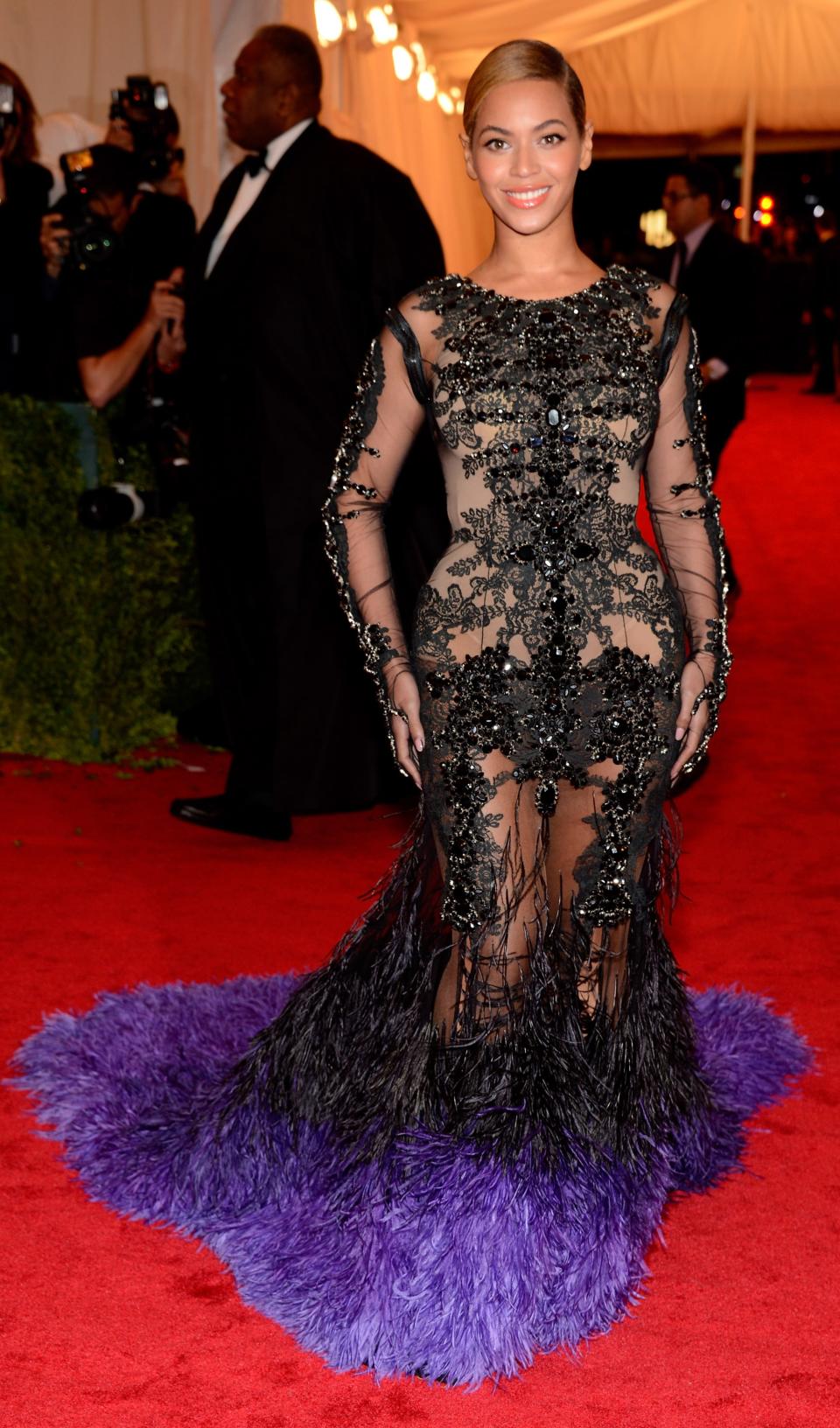 Beyonce Knowles attends the "Schiaparelli And Prada: Impossible Conversations" Costume Institute Gala at the Metropolitan Museum of Art on May 7, 2012 in New York City.