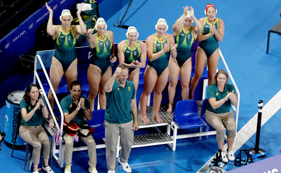 The Australian Stingers team at the Paris Olympics. 