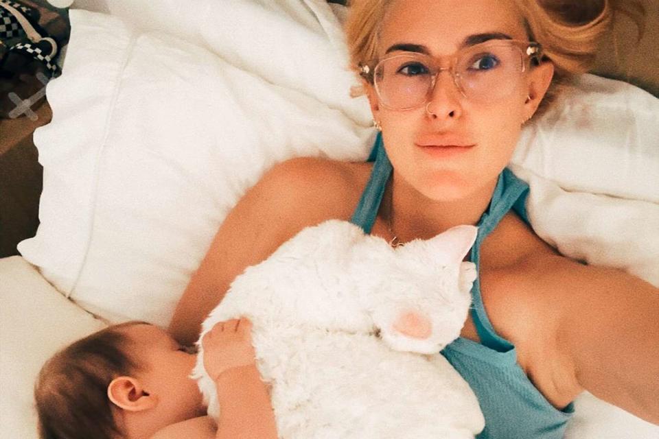 <p>Rumer Willis/Instagram</p> Rumer Willis and her daughter Louetta