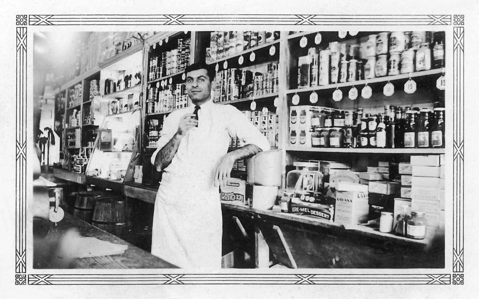 Nicolas Debs, owner of Debs Store on Jacksonville's Eastside, manages the business in the 1920s. The family ran the store for some 90 years.